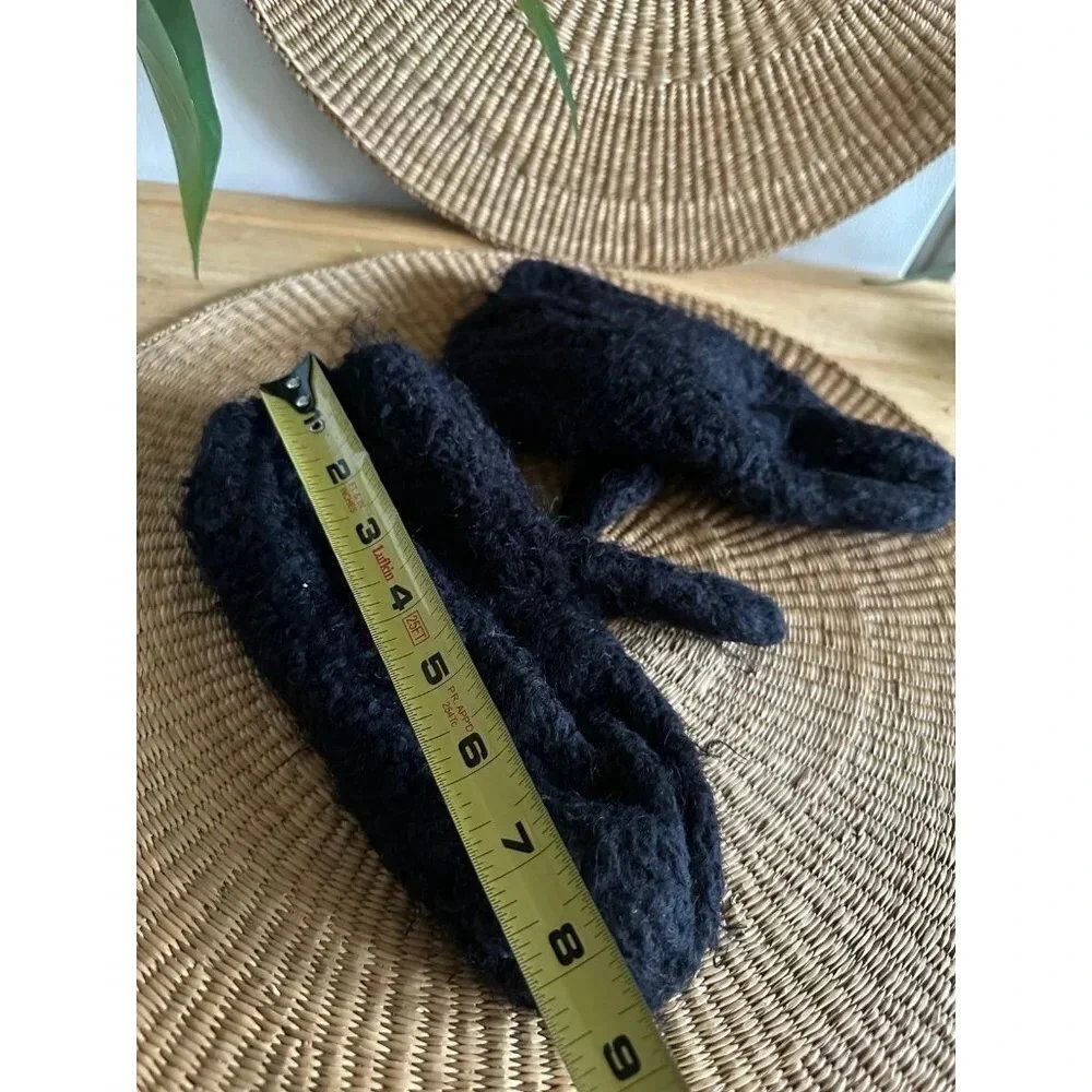 Black Mitten Gloves